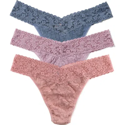 HANKY PANKY HANKY PANKY HOLIDAY CRACKER ASSORTED 3-PACK ORIGINAL RISE THONGS