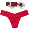 Hanky Panky Holiday Cracker Low Rise Thong In Red