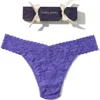 Hanky Panky Holiday Cracker Original Rise Thong In Purple