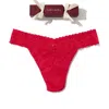 Hanky Panky Holiday Cracker Original Rise Thong In Red