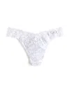 Hanky Panky I Do Crystal Signature Lace Original Rise Thong In White