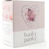 Hanky Panky I Do Original Rise Lace Thong & Garter Set In White/powder Blue