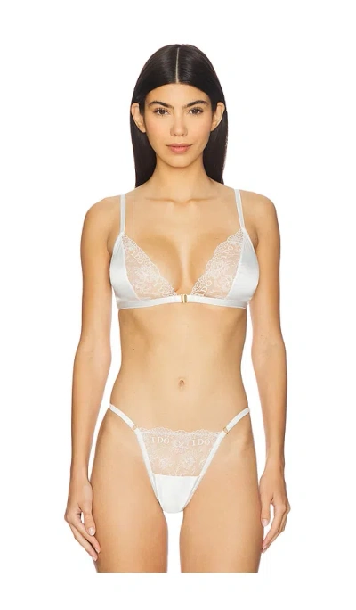 Hanky Panky I Do Triangle Bralette In White