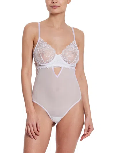 Hanky Panky In Full Bloom Bodysuit In White