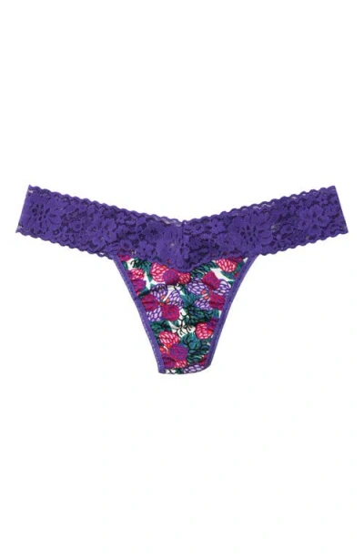 Hanky Panky Indigo Stripe Dreamease Low Rise Thong