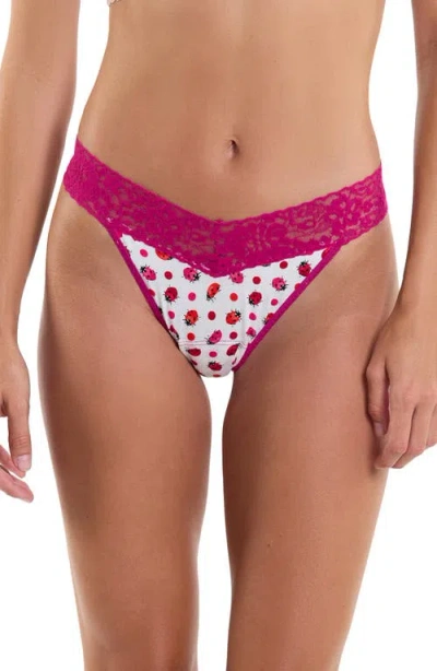 Hanky Panky Indigo Stripe Dreamease Original Rise Thong