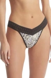 Hanky Panky Dreamease Printed Original Thong Pr681004 In Spotted