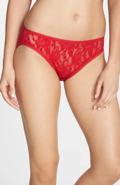 Hanky Panky Lace Bikini In Red