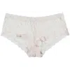 Hanky Panky Lace Boy Short White