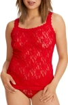 Hanky Panky Lace Camisole In Red
