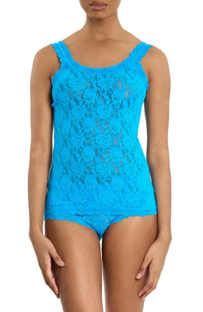 Hanky Panky Signature Lace Unlined Cami In Blue