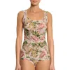 Hanky Panky Printed Signature Lace Classic Cami In French Garden