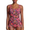 Hanky Panky Printed Signature Lace Classic Cami In Wonderland Blooms