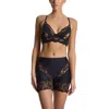 Hanky Panky Lexi Wood X  Tiffany Unlined Bra In Black
