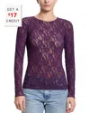 Hanky Panky Signature Lace Long Sleeve Top