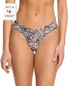 Hanky Panky Printed Signature Lace Low Rise Thong