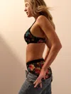 Hanky Panky Mesh High Cut French Brief In Multi