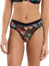 Hanky Panky Printed Mesh Hi Rise Thong Botanic Romantic