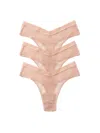 Hanky Panky Mesh High Cut Thong 3 Pack