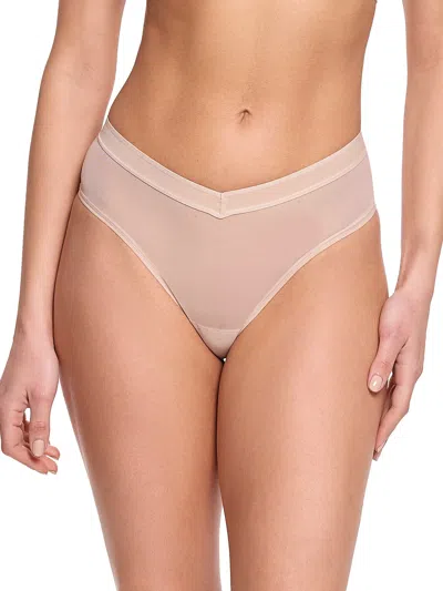 HANKY PANKY MESH HIGH CUT THONG