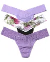 Hanky Panky Assorted 3-pack Low Rise Thongs