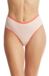 Hanky Panky Movecalm High Waist Thong In Red