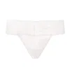 Hanky Panky Signature Lace Original-rise Rolled Thong In White