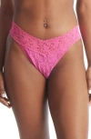 Hanky Panky Original Rise Lace Thong In Intuition