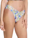 HANKY PANKY ORIGINAL-RISE PRINTED LACE THONG