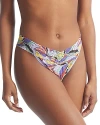 Hanky Panky Printed Daily Lace Original Rise Thong In Summer Solstace