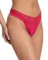 Hanky Panky Signature Lace Original Rise Thong In Beet Juice
