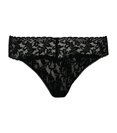 Hanky Panky Original Rise Thong In Black
