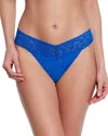 Hanky Panky Signature Lace Original Rise Thong In Deep Dive