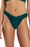 Hanky Panky Original Rise Thong In Green