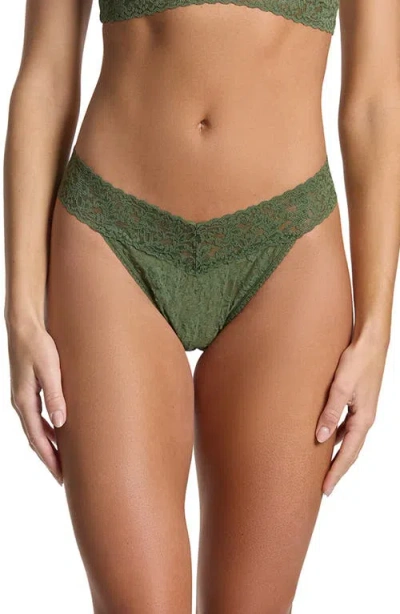 Hanky Panky Original Rise Thong In Green