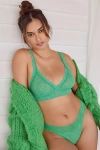 Hanky Panky Original Rise Thong In Green