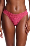 Hanky Panky Original Rise Thong In Morning Glory Pink