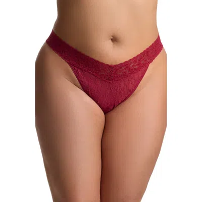 Hanky Panky Original Rise Thong In Red