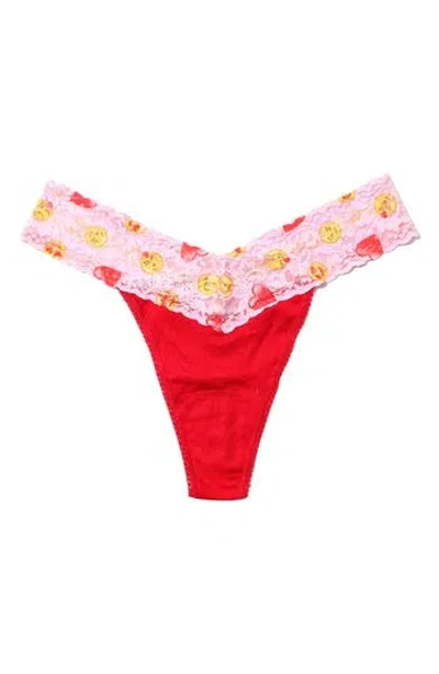 Hanky Panky Original Rise Thong In Red