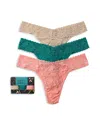 HANKY PANKY ORIGINAL-RISE THONGS, SET OF 3