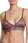 Hanky Panky Padded Lace Bralette In Multi