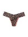 Hanky Panky Petite Size Printed Signature Lace® Thong In Animal Print