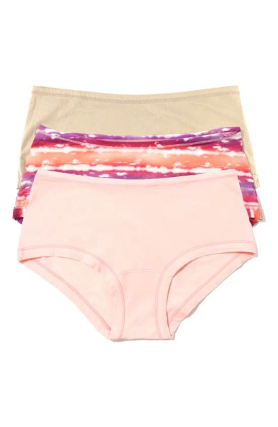 Hanky Panky Play Assorted 3-pack Boyshorts In Chai Town