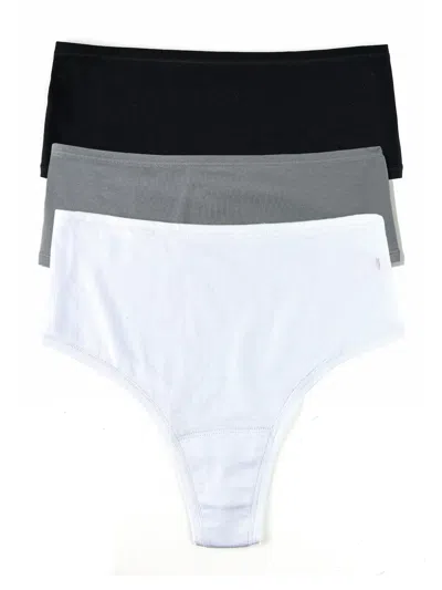 HANKY PANKY PLAYSTRETCH™ HIGH RISE THONG 3 PACK
