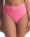 Hanky Panky Playstretch High-waist Thong In Miami (pink)