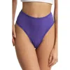 Hanky Panky Playstretch High Rise Thong Raw Amethyst Purple In Raw Amethyst