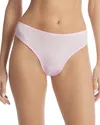 Hanky Panky Playstretch Natural Rise Thong In Meadow Sweet