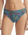 Hanky Panky Playstretch Printed Thong In Wonderland