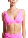 Hanky Panky Plunge Swim Top In Pink