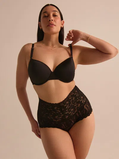 Hanky Panky Plus Retro Boyshort In Black